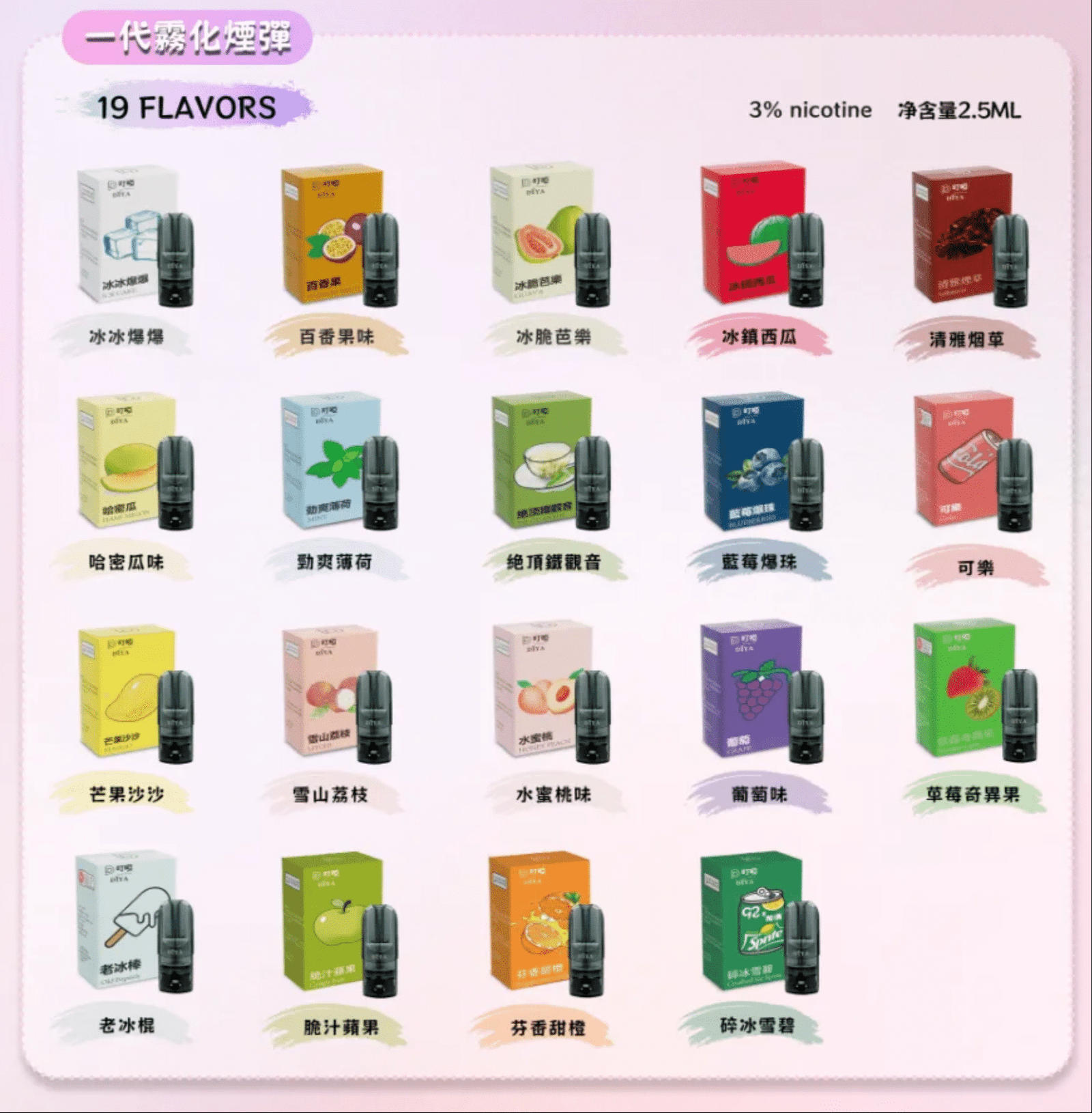叮啞煙彈